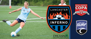 Lancaster Inferno vs NY Surf NJ Copa FC Women's Soccer Game Recap Pennsylvania UWS