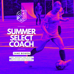 Jane Bowen summer select coach girls soccer