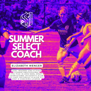 Liz Wenger summer select coach girls soccer