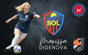 Lancaster Inferno FC Pennsylvania PA women's soccer Marissa DiGenova United Women's Soccer UWS pro signing