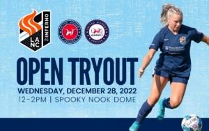 Lancaster Inferno Women's Soccer Tryout United Women's Soccer UWS League Lancaster Pennsylvania PA Spooky Nook Soccer