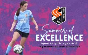 Lancaster Inferno FC women's soccer girls soccer club Lancaster Pennsylvania PA soccer summer of excellence