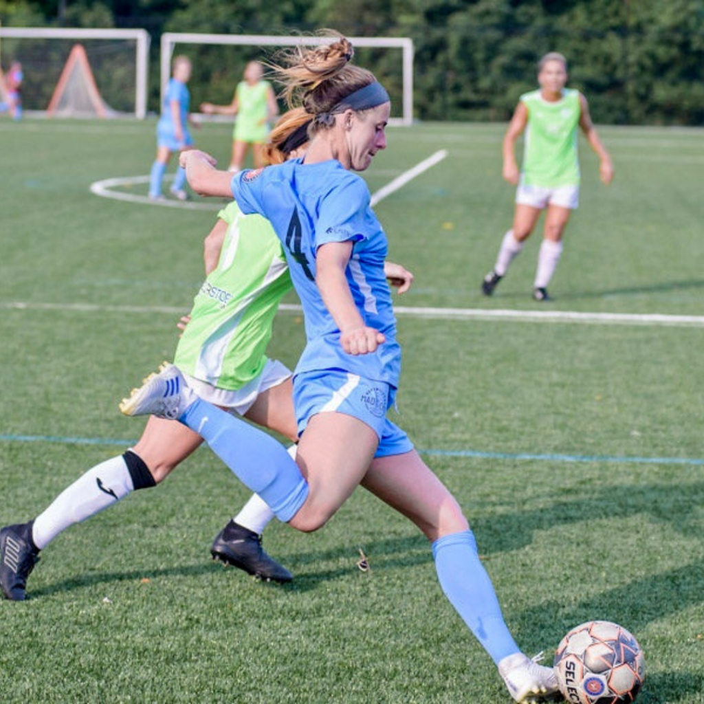 Lancaster Inferno FC Lancaster PA Pennsylvania Lititz Lancaster Inferno Women's Soccer Girls Soccer Professional Soccer clinic Winter 2024 Meg Carroll Bloomsburg University