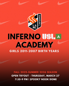 girls youth travel soccer club lancaster pa tryouts usl academy league girls academy lancaster inferno fc
