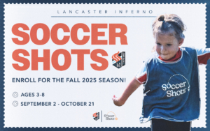 Lancaster Inferno FC girls soccer club Lititz PA Pennsylvania women's soccer Soccer Shots Lancaster Lebanon youth soccer