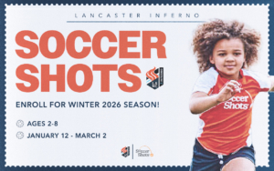 Lancaster Inferno FC girls soccer club Lititz PA Pennsylvania women's soccer Soccer Shots Lancaster Lebanon youth soccer Winter Session