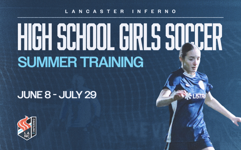 Lancaster Inferno USL W League Women's Soccer Lancaster PA Pennsylvania Girls Soccer Academy Professional Women's Soccer Pre-professional Pro Soccer Inferno USL High School Summer Training Technical Conditioning Girls Soccer Coach Wendell Hannaford