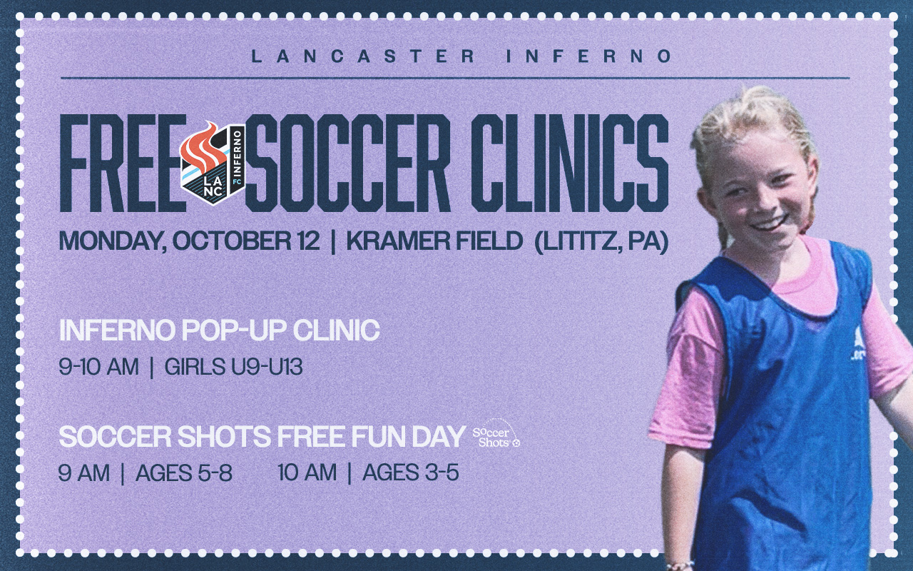 Join us for a FREE Community Soccer Clinic – October 12